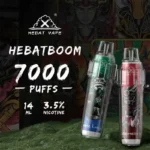HEBAT 喜貝 7000 口一次性電子煙｜長效續航．免注油便捷首選 | 台灣現貨