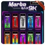 Marbo 9000 Puffs 拋棄式電子煙 | 泰國 Salthub 原裝進口・可調氣流・15種口味現貨