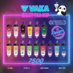 VAKA 奶茶杯 7500 PUFFS 一次性電子煙｜拋棄式設計｜可充電｜現貨供應